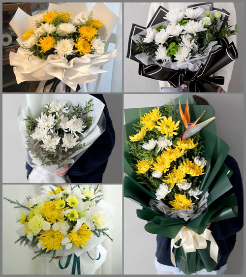安徽安庆市岳西县莲云乡莲塘村白事花束代送